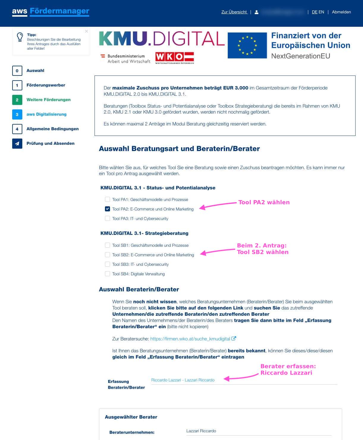 onegent kmudigital forderung anleitung 04